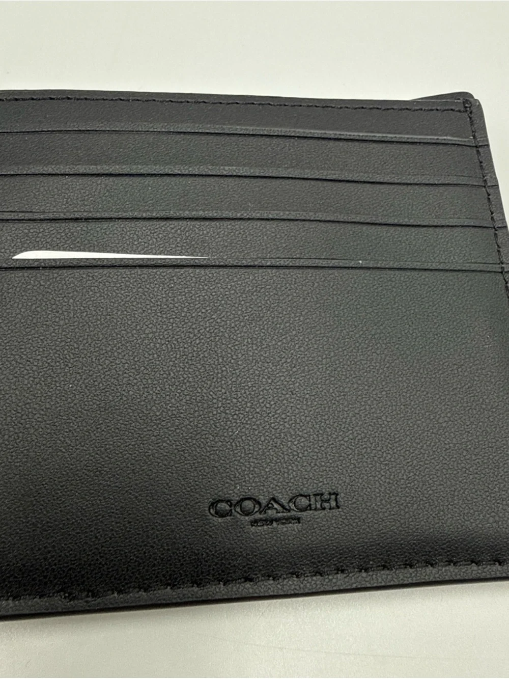 Coach Men's Brown Signature Wallet with Blue Star & Purple 'C' Patch